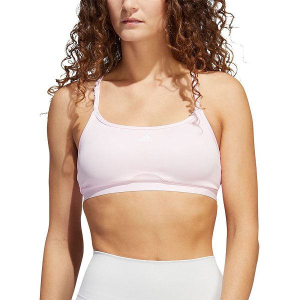 Pink Women\'s Adidas Aeroreact P Sports Bra | 5968204-KN