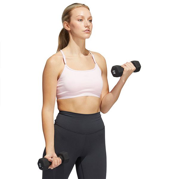 Pink Women's Adidas Aeroreact Sports Bra | 7425369-IQ