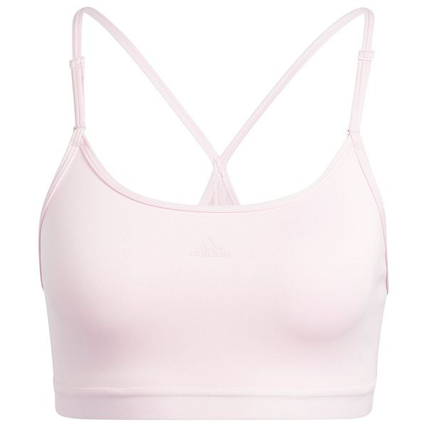 Pink Women\'s Adidas Aeroreact Sports Bra | 7425369-IQ