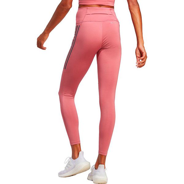 Pink Women's Adidas Dailyrun 3S 7/8 Leggings | 7921835-GV