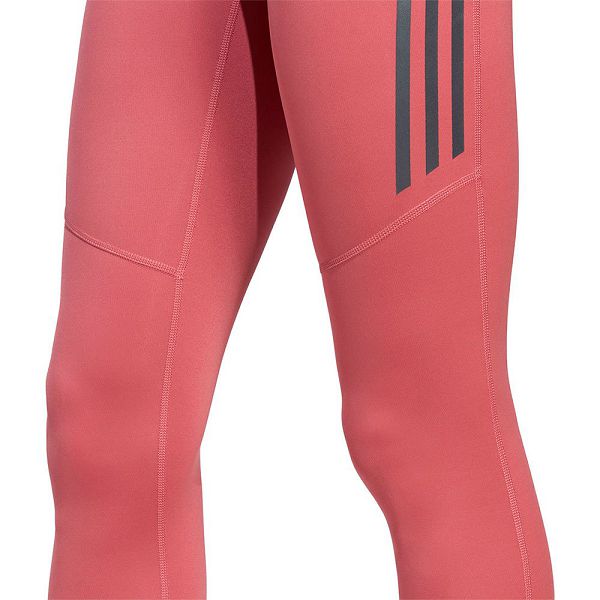 Pink Women's Adidas Dailyrun 3S 7/8 Leggings | 7921835-GV