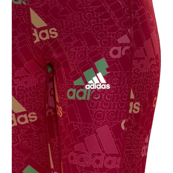 Pink Women's Adidas Essentialsnd Love 7/8 Leggings | 4013572-VL