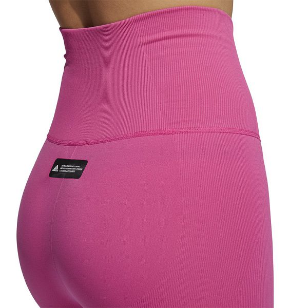 Pink Women's Adidas Formotion Sculpt Biker Short Leggings | 0497361-AI