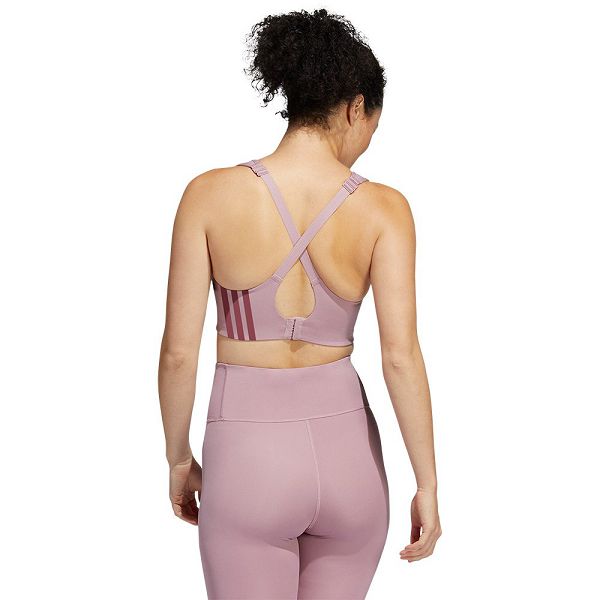 Pink Women's Adidas HS Sports Bra | 9320518-YN