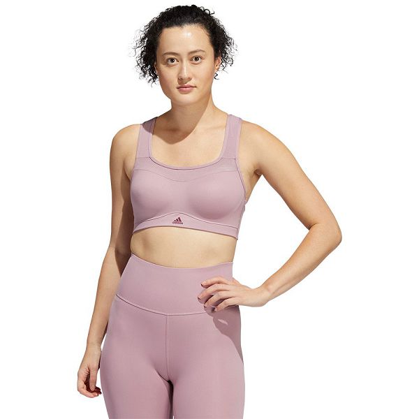 Pink Women's Adidas HS Sports Bra | 9320518-YN