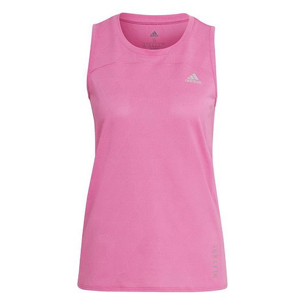 Pink Women's Adidas HeatReady Running Sleeveless T Shirts | 0395216-IQ