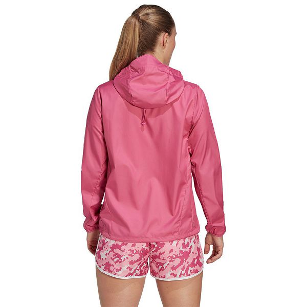 Pink Women's Adidas OTR Windbreaker Jackets | 1236598-VJ