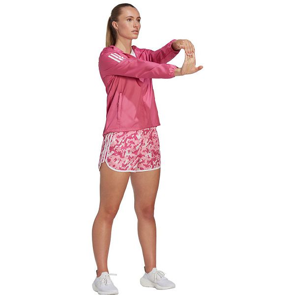 Pink Women's Adidas OTR Windbreaker Jackets | 1236598-VJ