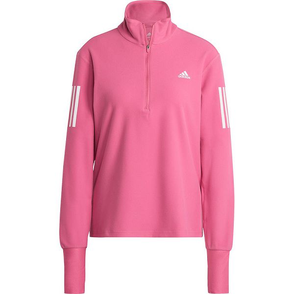 Pink Women's Adidas Otr Half Zip Sweatshirts | 3542781-EQ