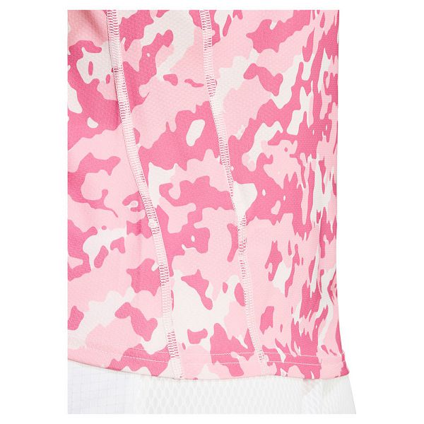 Pink Women's Adidas Own The Run Aop Short Sleeve T Shirts | 9725438-GV