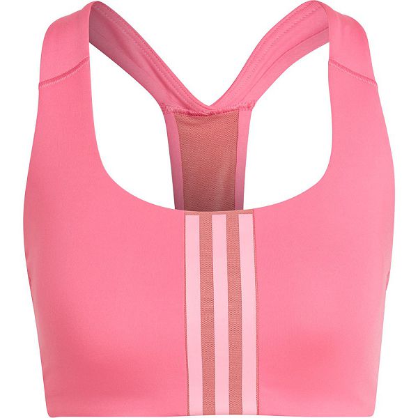 Pink Women's Adidas Powerimpact Medium-Support Sports Bra | 6302978-CE