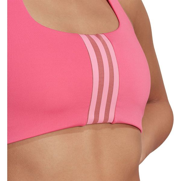 Pink Women's Adidas Powerimpact Medium-Support Sports Bra | 6302978-CE