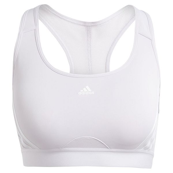 Pink Women's Adidas Powerreact Ms 3S Sports Bra | 8967340-TN