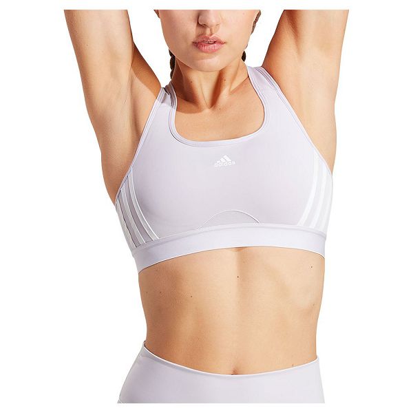 Pink Women's Adidas Powerreact Ms 3S Sports Bra | 8967340-TN