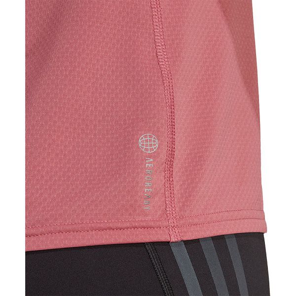 Pink Women's Adidas Run Icons 3B Short Sleeve T Shirts | 4138295-WY