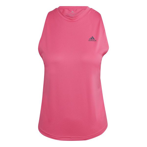 Pink Women's Adidas Run Icons Sleeveless T Shirts | 7294386-QF