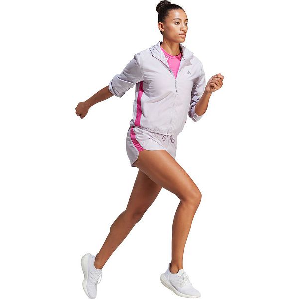 Pink Women's Adidas Run It Jackets | 3752409-OI