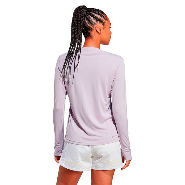 Pink Women's Adidas Run It Long Sleeve T Shirts | 6071358-FL