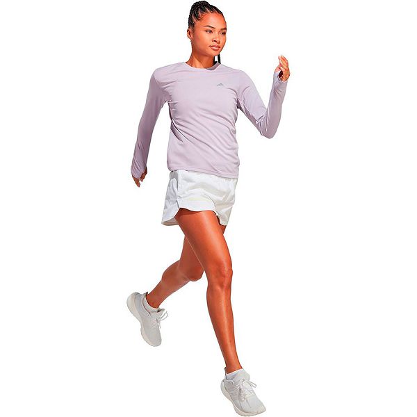 Pink Women's Adidas Run It Long Sleeve T Shirts | 6071358-FL