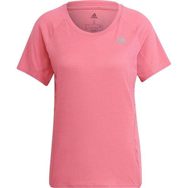 Pink Women's Adidas Runner Short Sleeve T Shirts | 2765839-DK