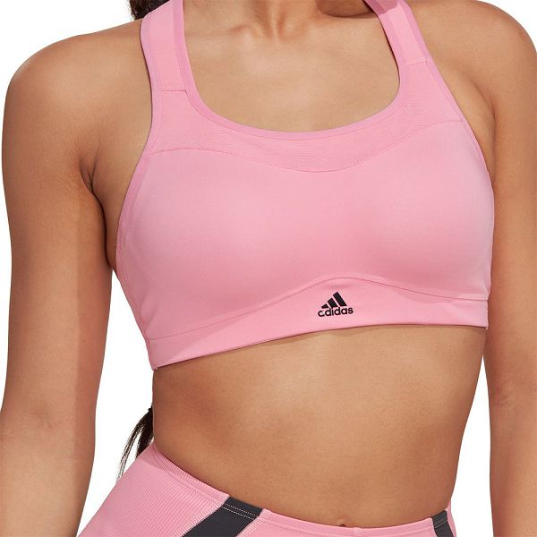 Pink Women's Adidas Tlrd Impact High-Support Top Sports Bra | 4805976-NC