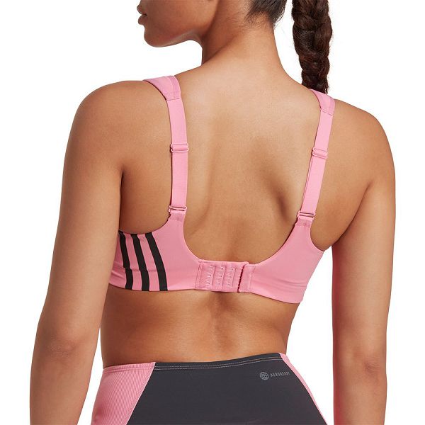 Pink Women's Adidas Tlrd Impact High-Support Top Sports Bra | 4805976-NC