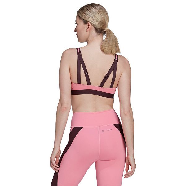 Pink Women's Adidas Tlrd Move High-Support Top Sports Bra | 0934271-CT