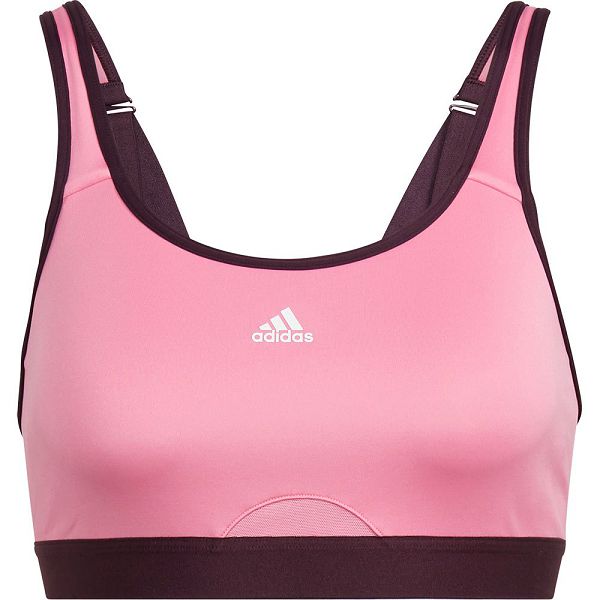 Pink Women's Adidas Tlrd Move High-Support Top Sports Bra | 0934271-CT