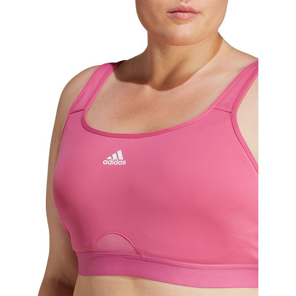 Pink Women's Adidas Tlrd Move Hs Ps Sports Bra | 4987120-GX