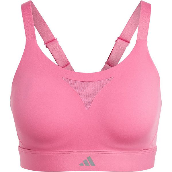 Pink Women's Adidas Tlrdim Hs Hiit Sports Bra | 5973206-WR