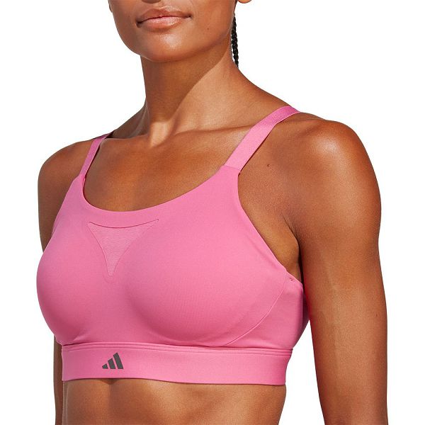 Pink Women's Adidas Tlrdim Hs Hiit Sports Bra | 5973206-WR