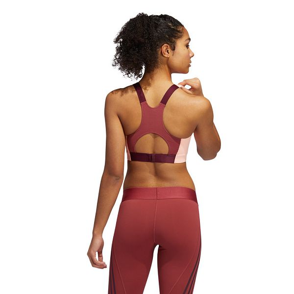 Pink Women's Adidas Ult Alpha Sports Bra | 5293461-XZ