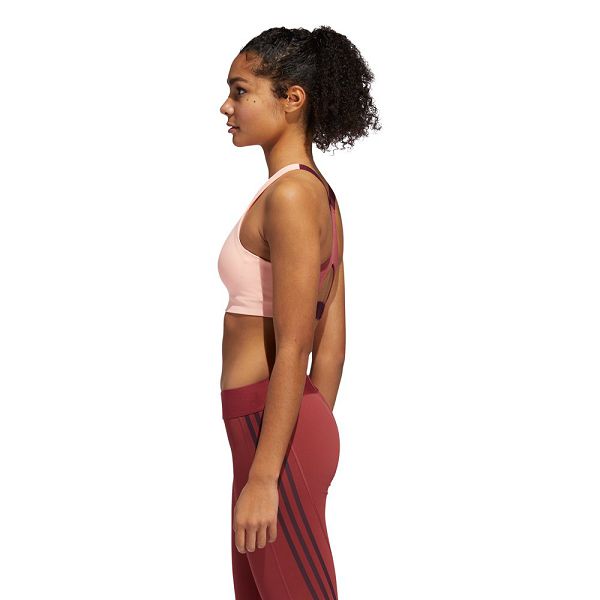 Pink Women's Adidas Ult Alpha Sports Bra | 5293461-XZ