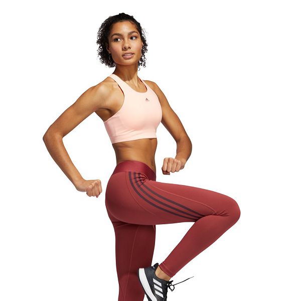 Pink Women's Adidas Ult Alpha Sports Bra | 5293461-XZ