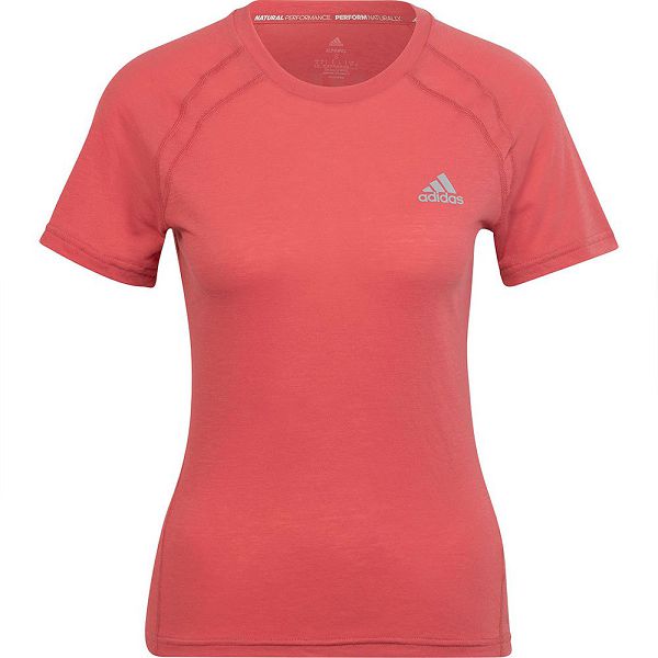 Pink Women's Adidas Xcity Short Sleeve T Shirts | 5348279-OG