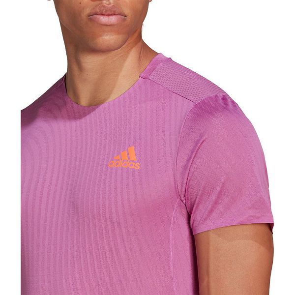 Purple Men's Adidas Adizero Speed Short Sleeve T Shirts | 8276105-TI