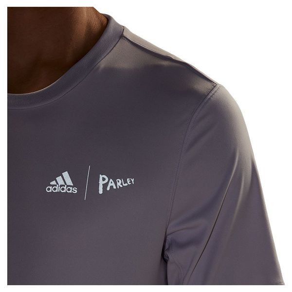 Purple Men's Adidas M Prly Lwc Short Sleeve T Shirts | 1536890-LK