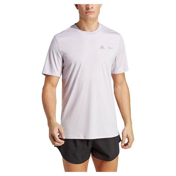 Purple Men\'s Adidas M Prly Lwc Short Sleeve T Shirts | 1536890-LK