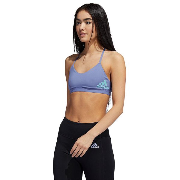 Purple Women's Adidas AM Sports Bra | 8709613-HS