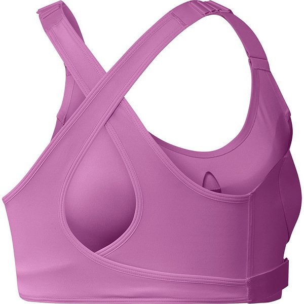 Purple Women's Adidas Fastimpact Luxe Run High-Support Top Sports Bra | 2904136-XY