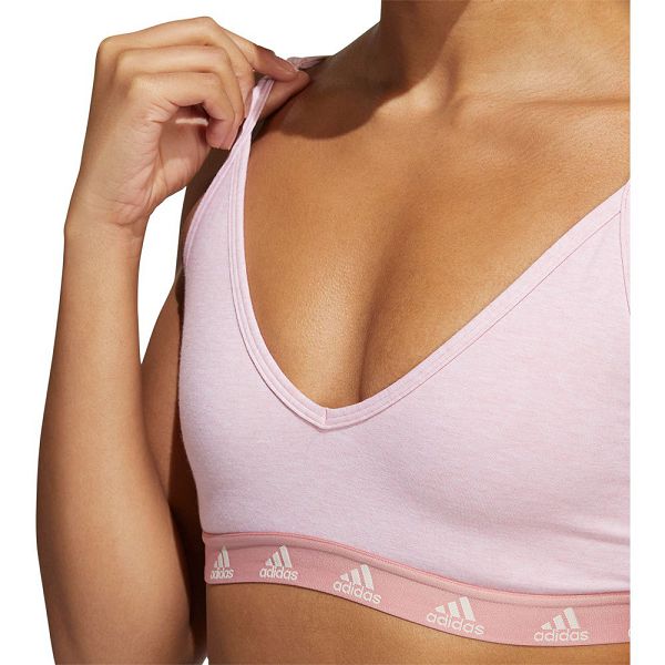 Purple Women's Adidas Pureb Sports Bra | 0349785-XW