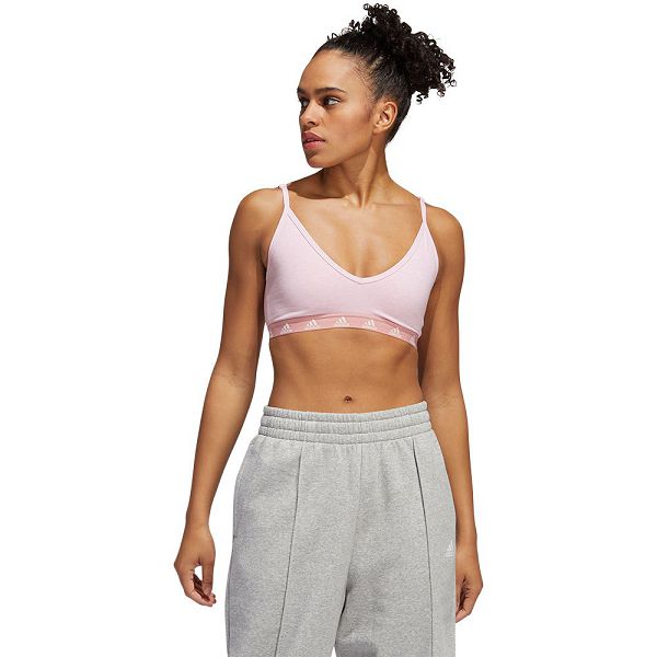 Purple Women\'s Adidas Pureb Sports Bra | 0349785-XW