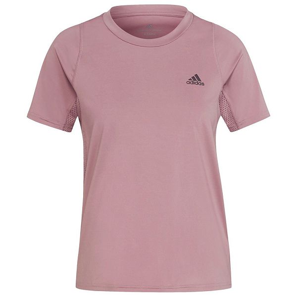 Purple Women's Adidas Run Fast PB Short Sleeve T Shirts | 2567190-HF