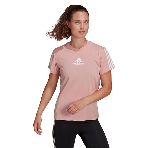 Purple Women's Adidas TC Short Sleeve T Shirts | 1645297-EJ