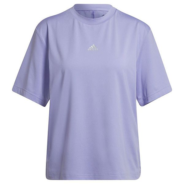 Purple Women's Adidas Uforu Short Sleeve T Shirts | 0984635-DW