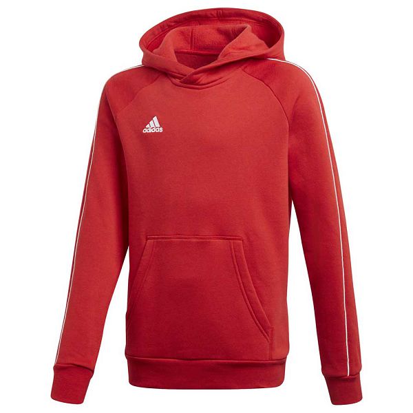 Red Kids\' Adidas Core 18 Sweatshirts | 1240375-SG