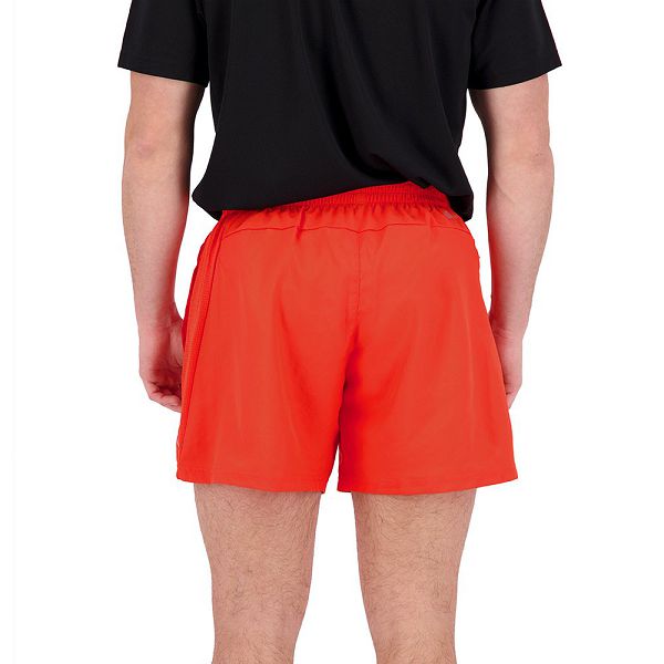 Red Men's Adidas OWN The Run 5´´ Shorts Pants | 5261904-NK