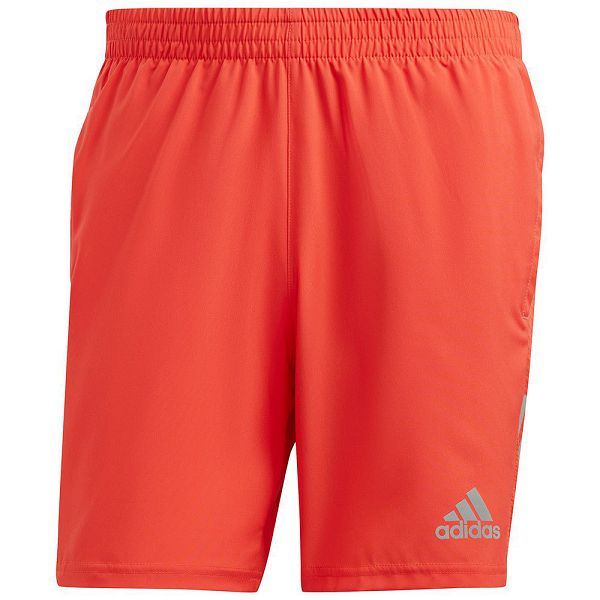 Red Men's Adidas OWN The Run 5´´ Shorts Pants | 5261904-NK