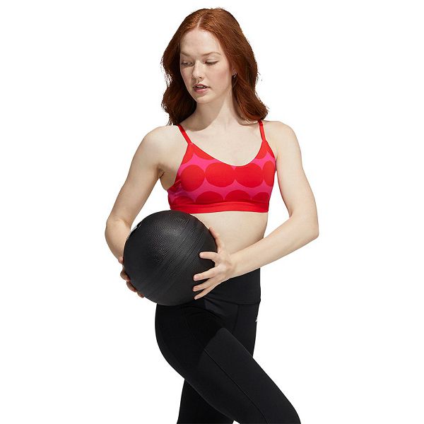 Red Women's Adidas AM Marimekko Top Sports Bra | 3947861-ZF