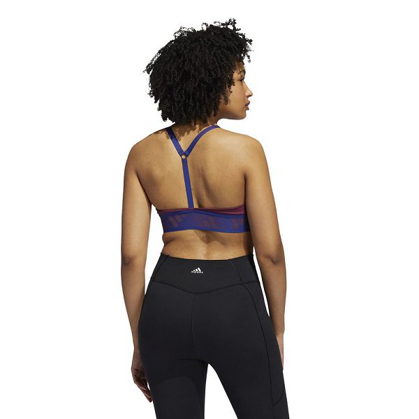 Red Women's Adidas Aadilife Sports Bra | 6503218-ZM